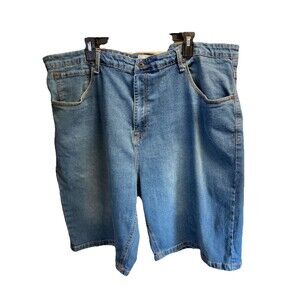 Smith &Mills Denim Stretch Shorts Mens Size 46 Dark Wash Outdoor Jean Shorts